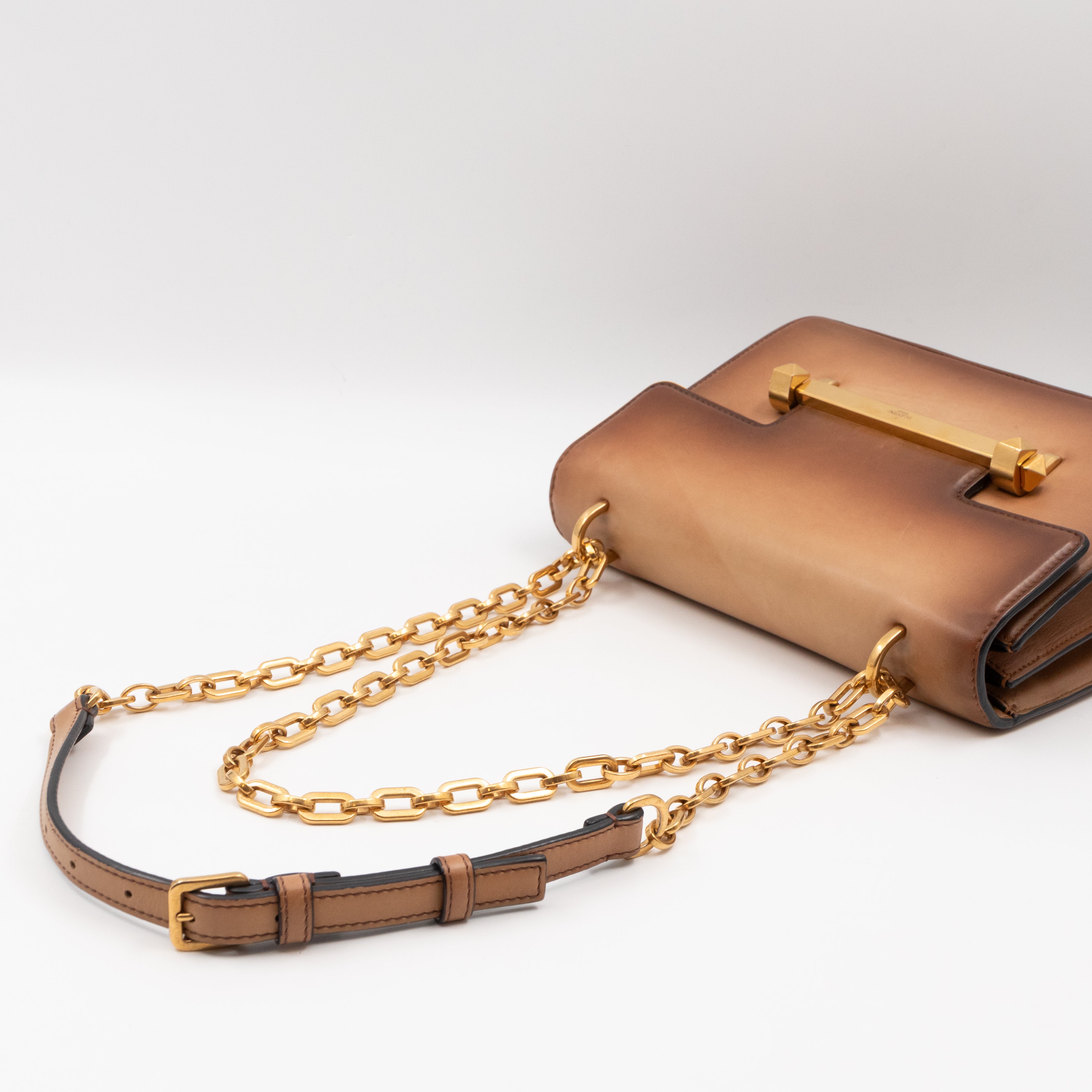 Uptown Crossbody Bag Brown Leather