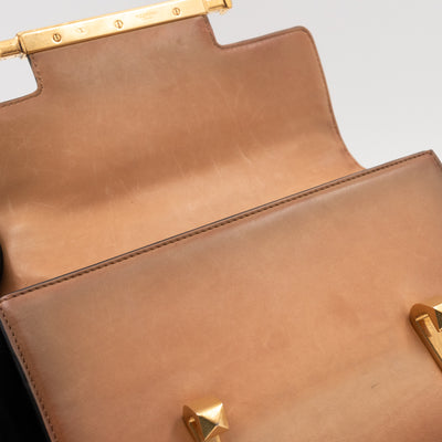 Uptown Crossbody Bag Brown Leather