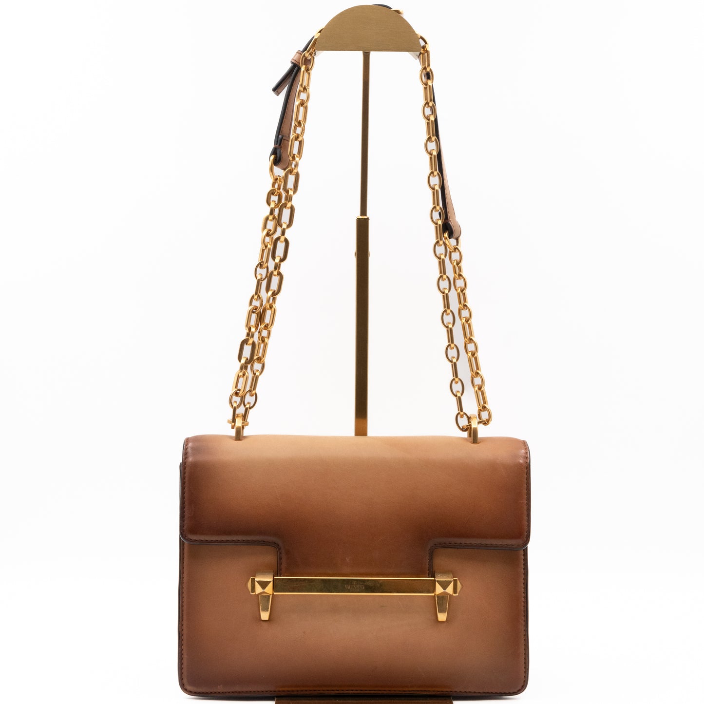 Uptown Crossbody Bag Brown Leather