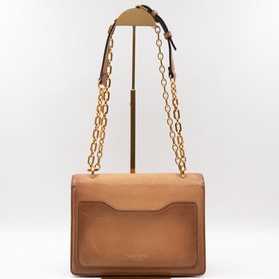 Uptown Crossbody Bag Brown Leather
