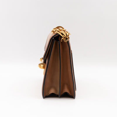 Uptown Crossbody Bag Brown Leather