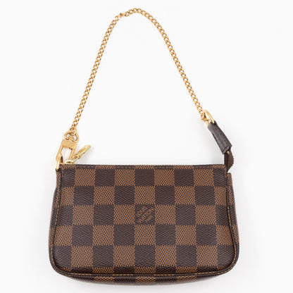 Mini Pochette Accessoires Damier Ebene