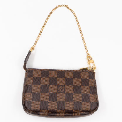 Mini Pochette Accessoires Damier Ebene