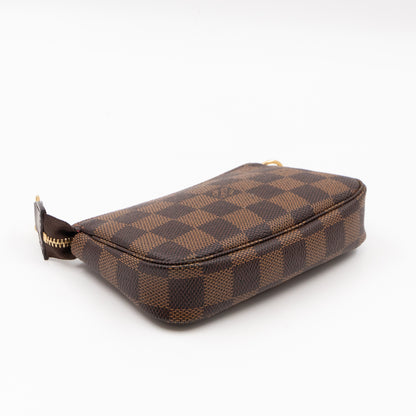 Mini Pochette Accessoires Damier Ebene