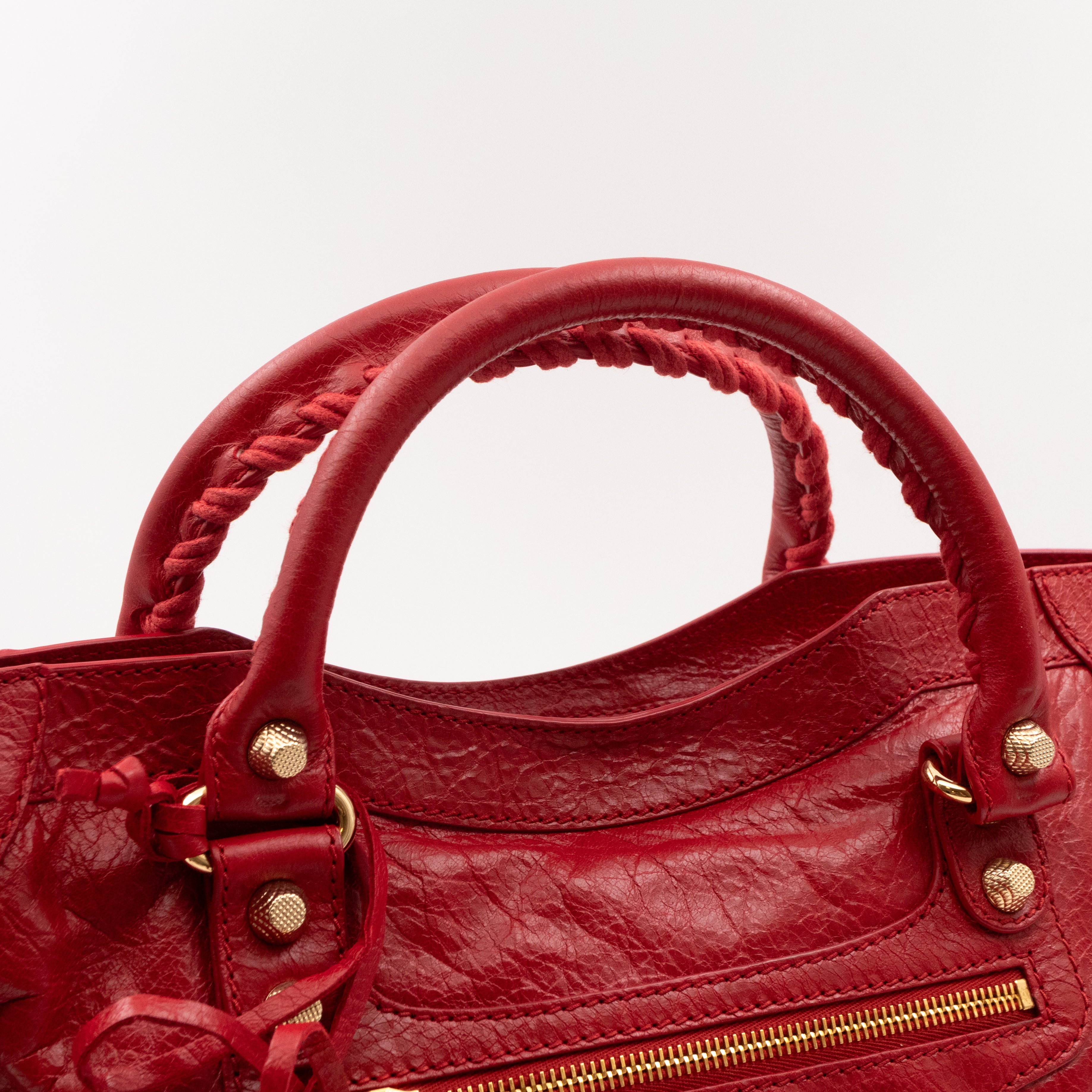 Classic City Red Leather