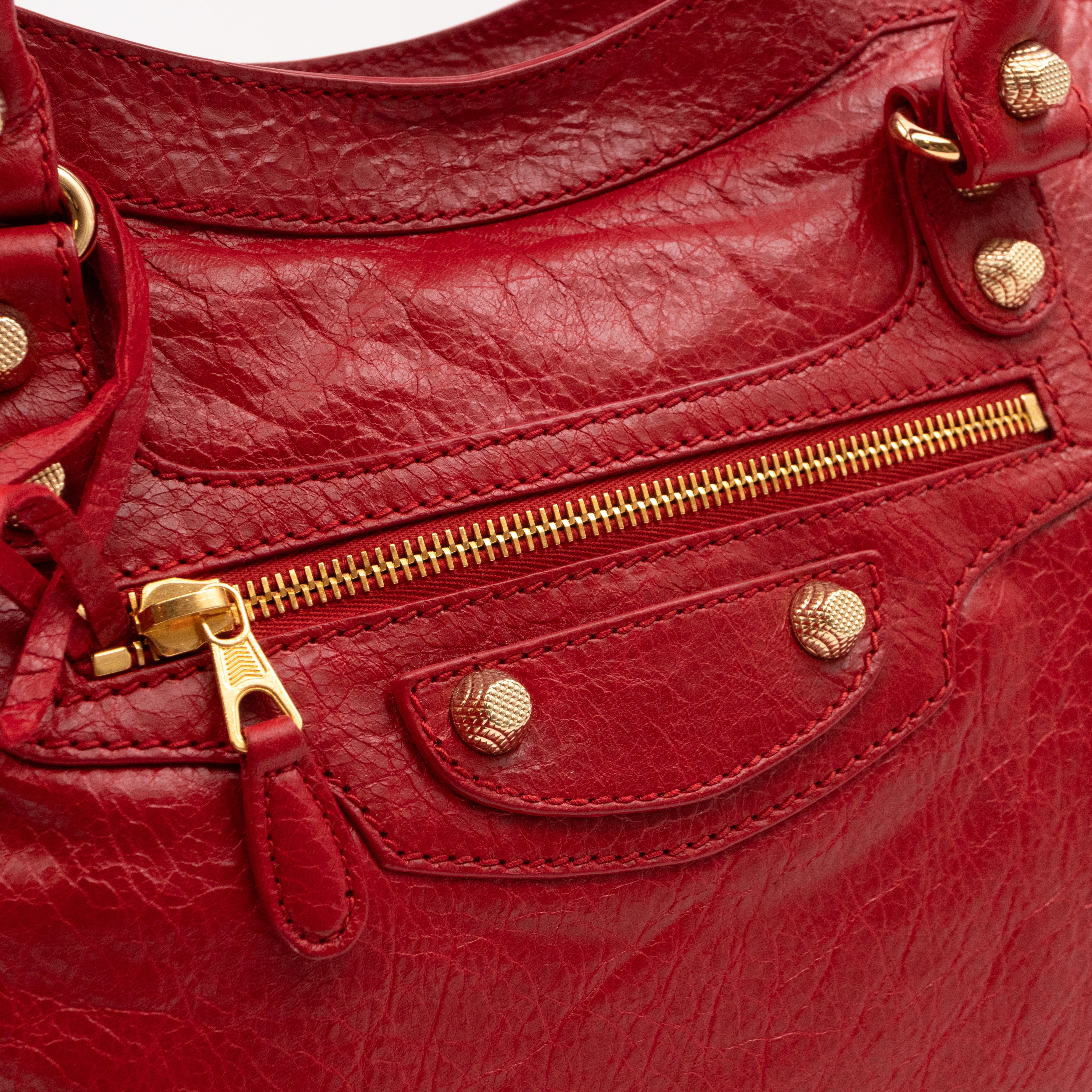 Classic City Red Leather