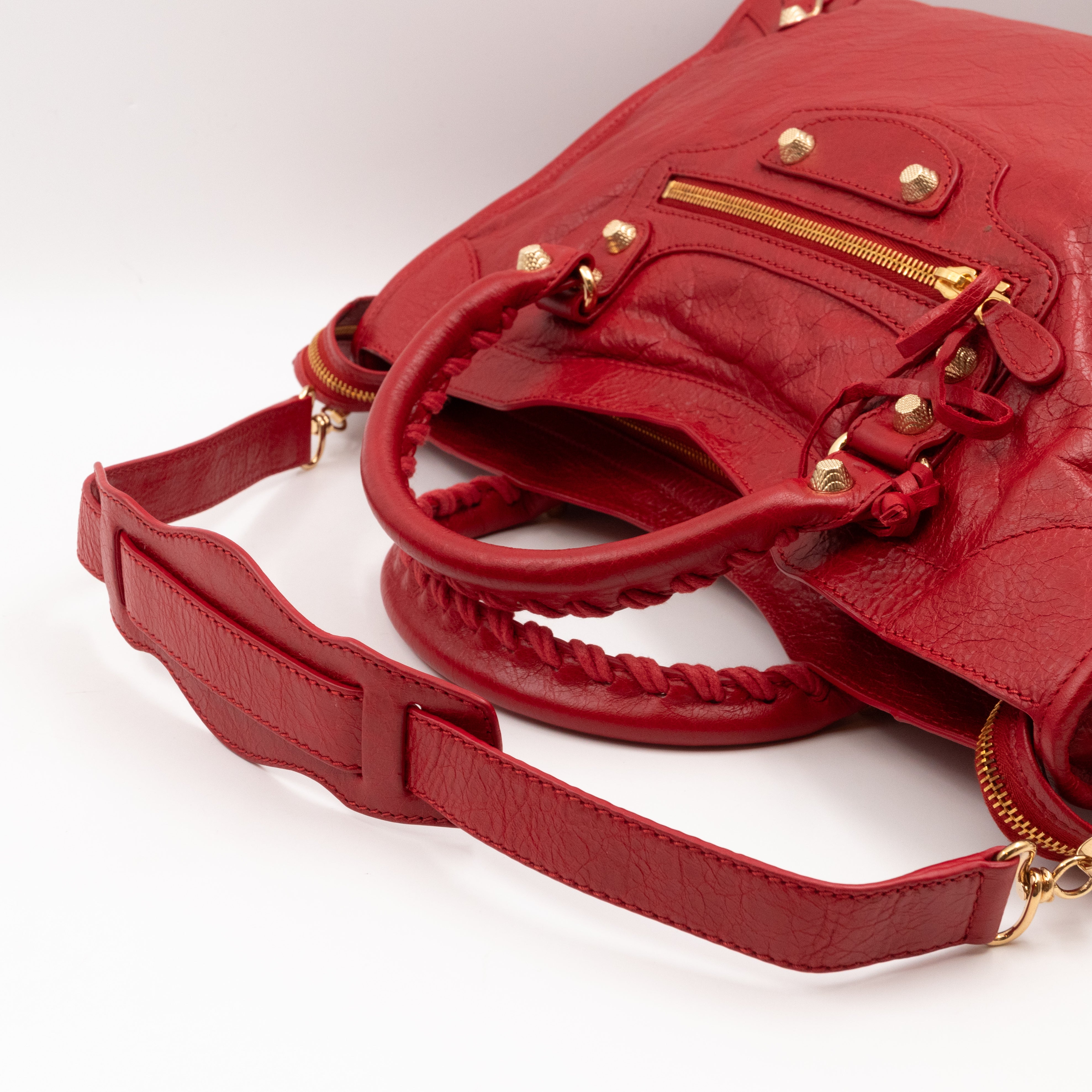 Classic City Red Leather