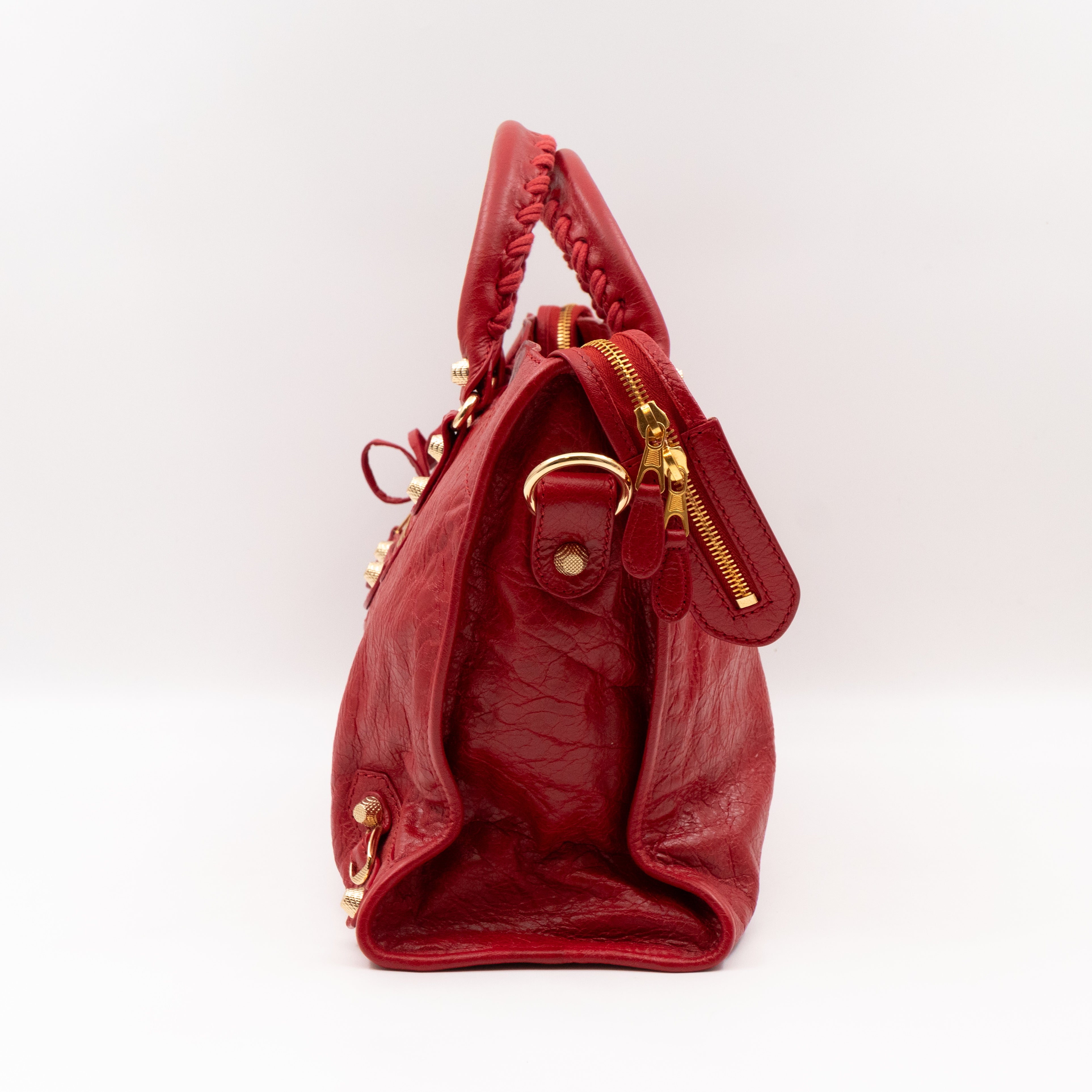 Classic City Red Leather