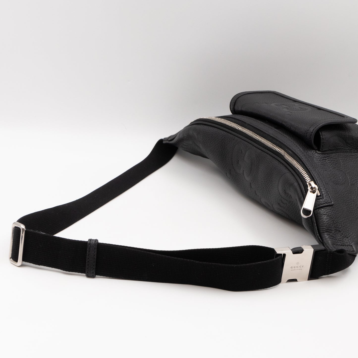 Belt Bag Black Jumbo GG Leather