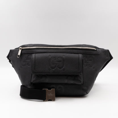 Belt Bag Black Jumbo GG Leather