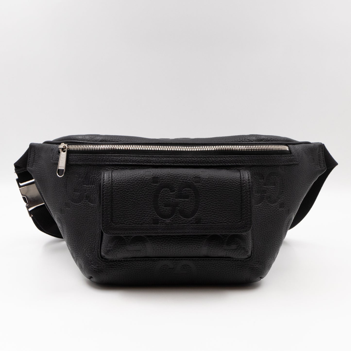 Belt Bag Black Jumbo GG Leather