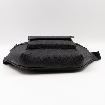 Belt Bag Black Jumbo GG Leather