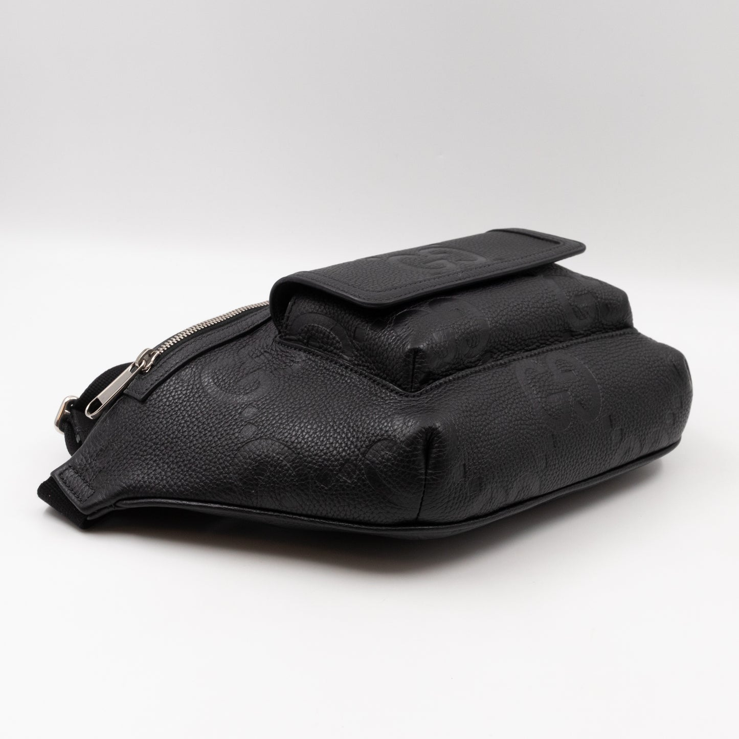 Belt Bag Black Jumbo GG Leather