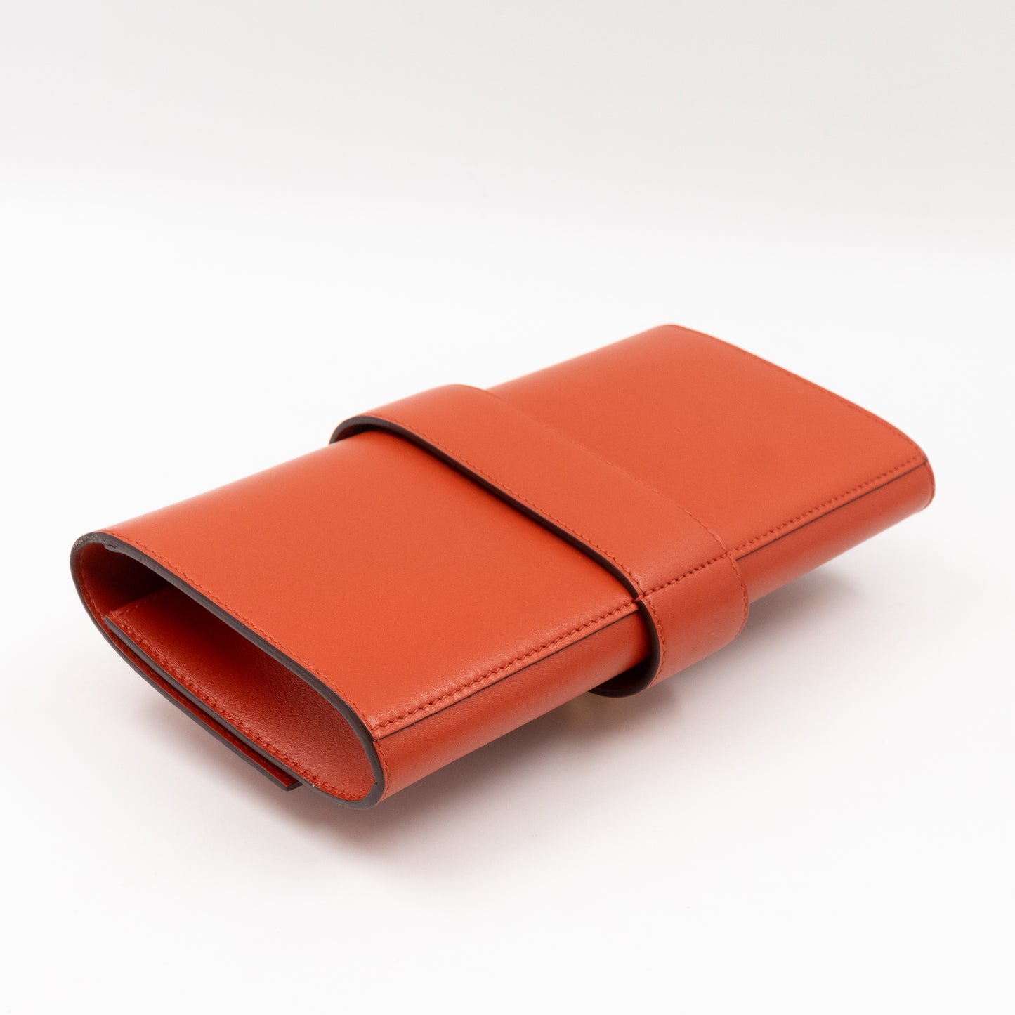 Medor 23 Clutch Orange Leather