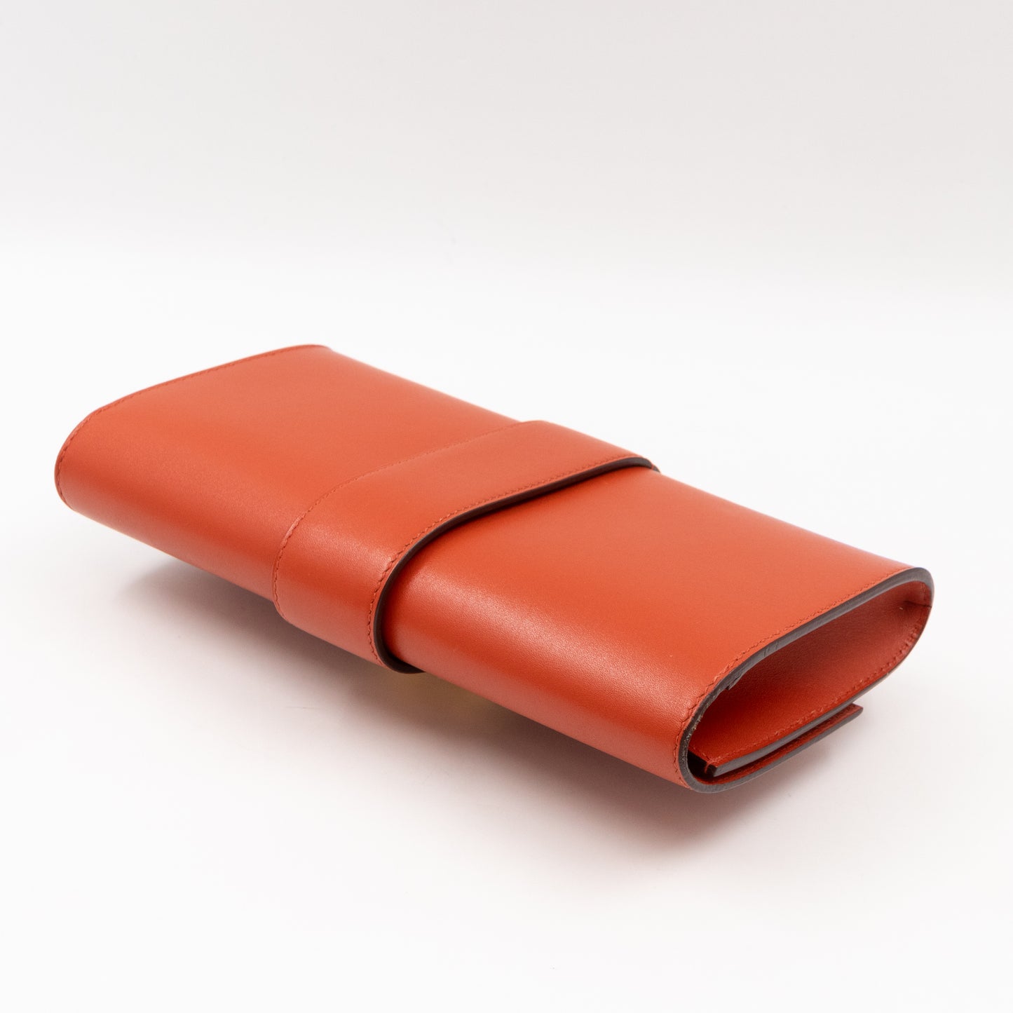 Medor 23 Clutch Orange Leather