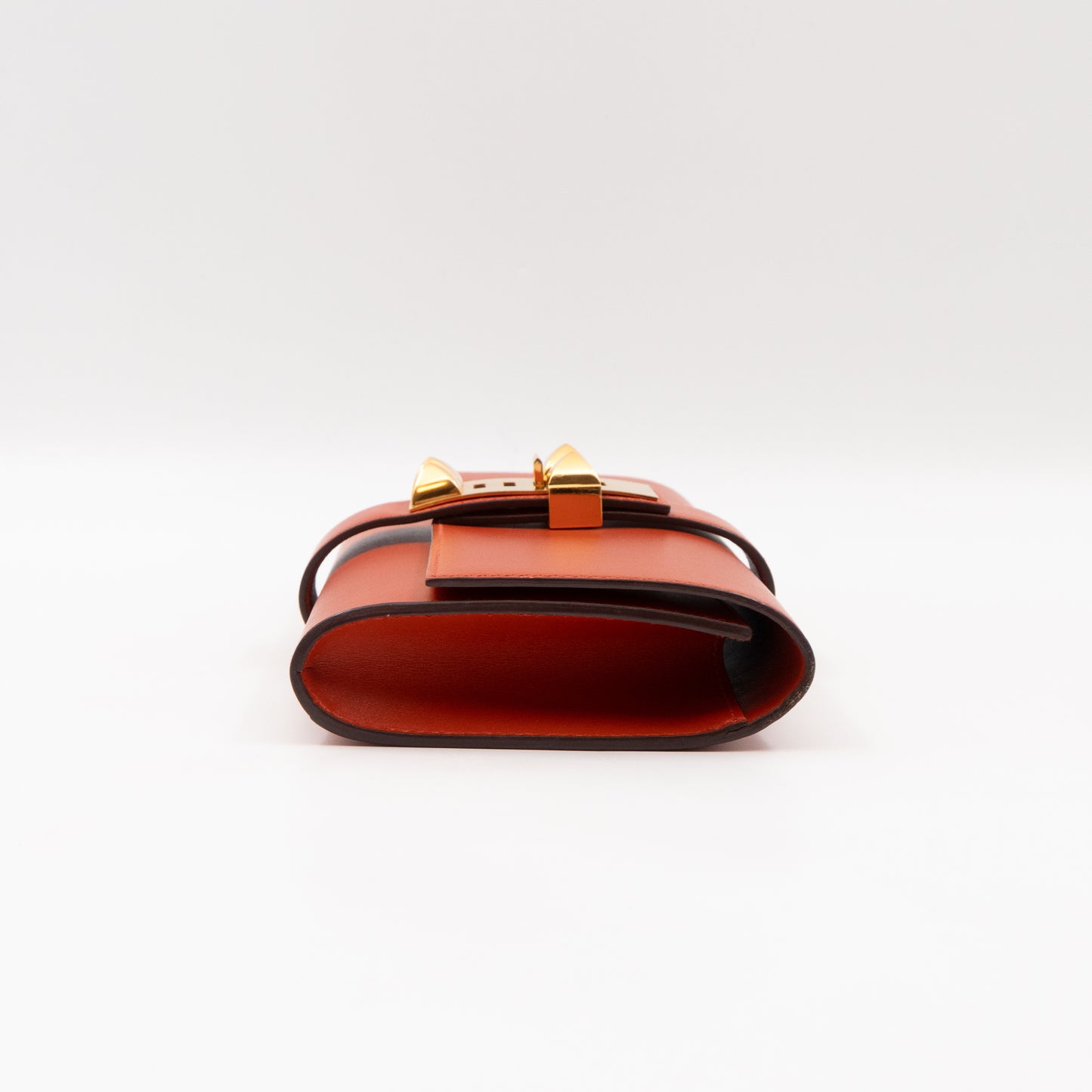 Medor 23 Clutch Orange Leather