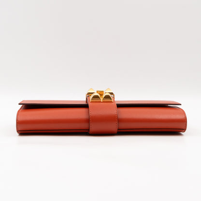 Medor 23 Clutch Orange Leather