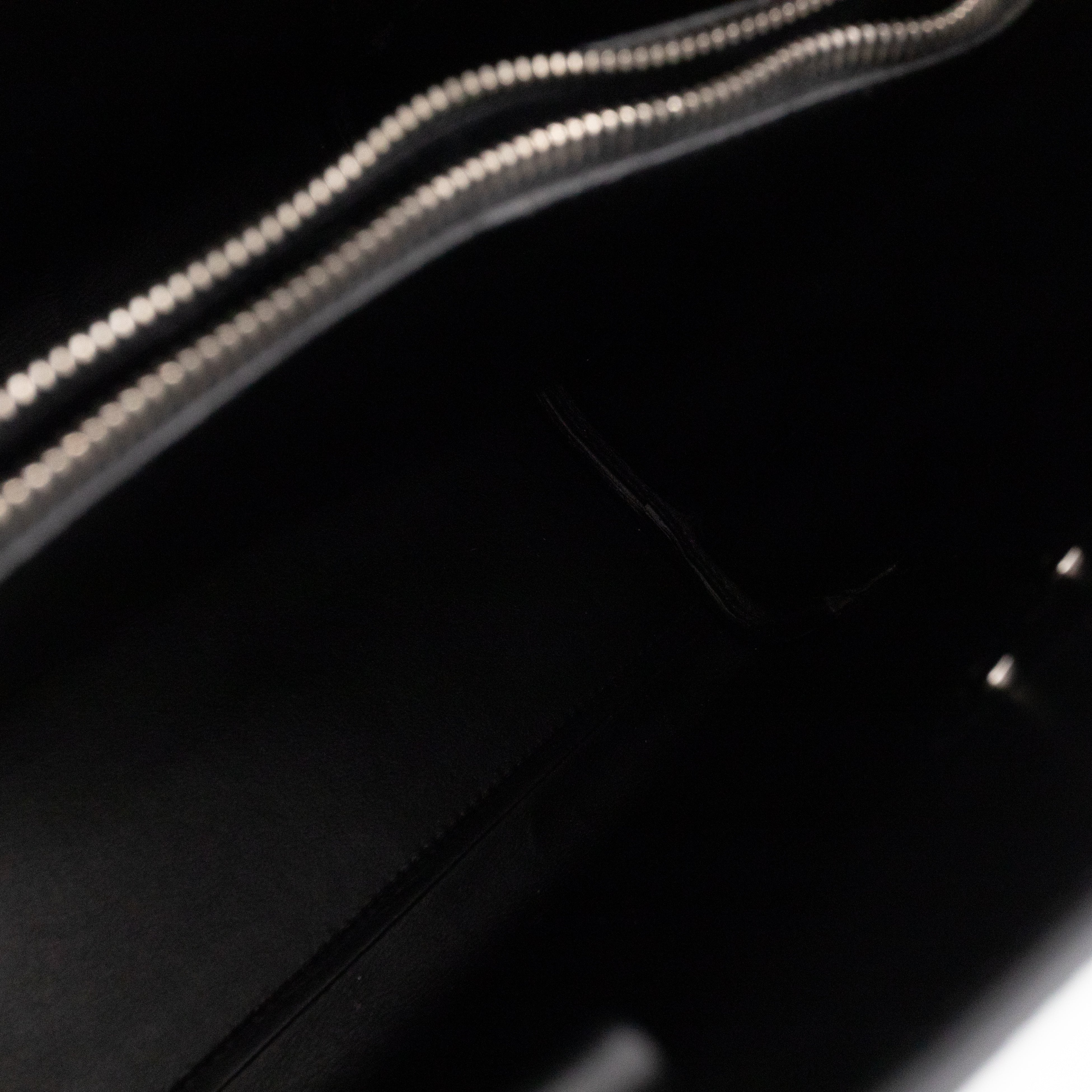 Sac de Jour Small Croc Black Embossed Leather