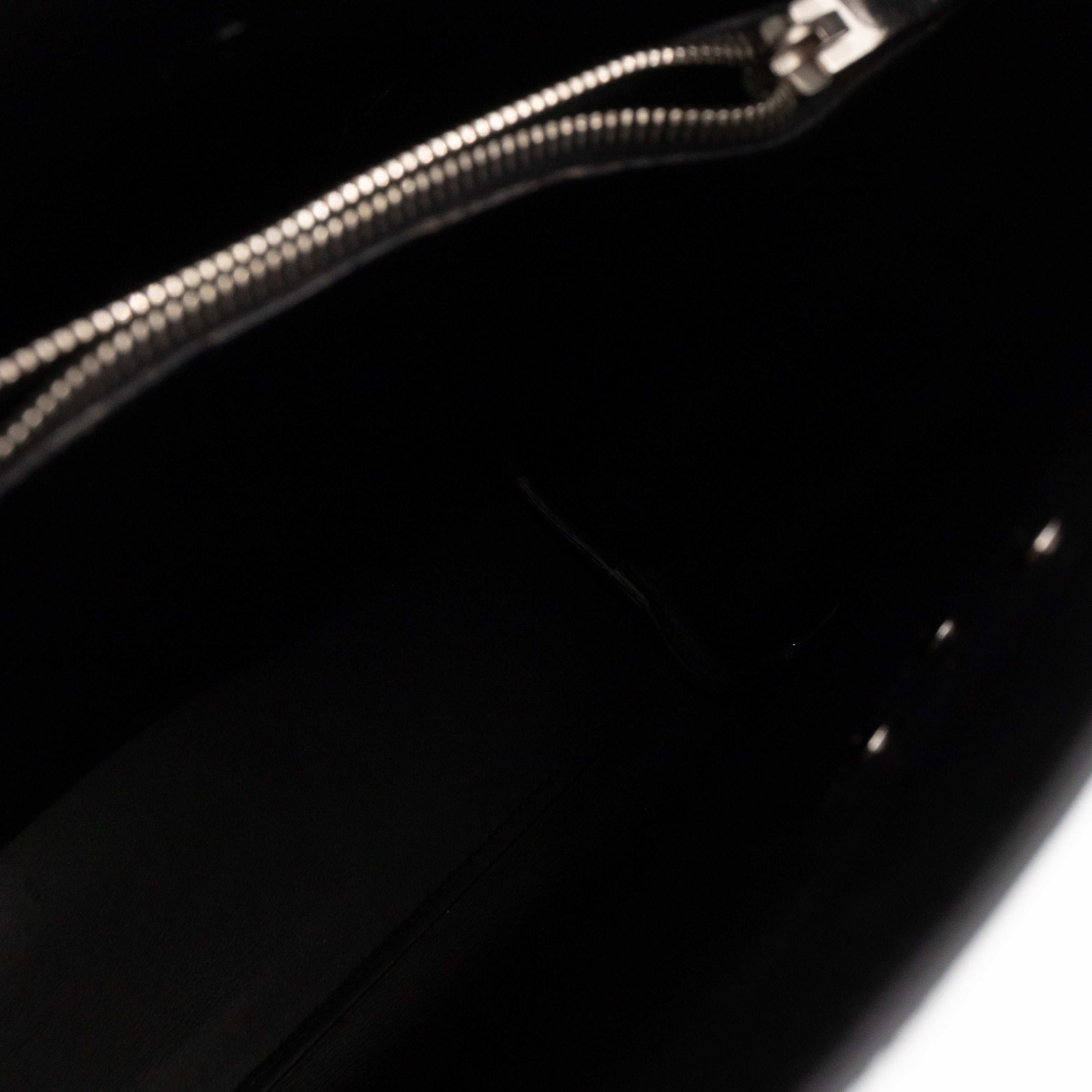 Sac de Jour Small Croc Black Embossed Leather