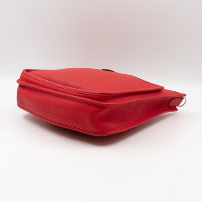 Evelyne III 29 Rouge Tomate Leather Two-Tone Strap