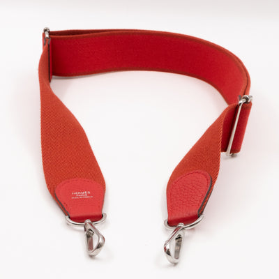 Evelyne III 29 Rouge Tomate Leather Two-Tone Strap
