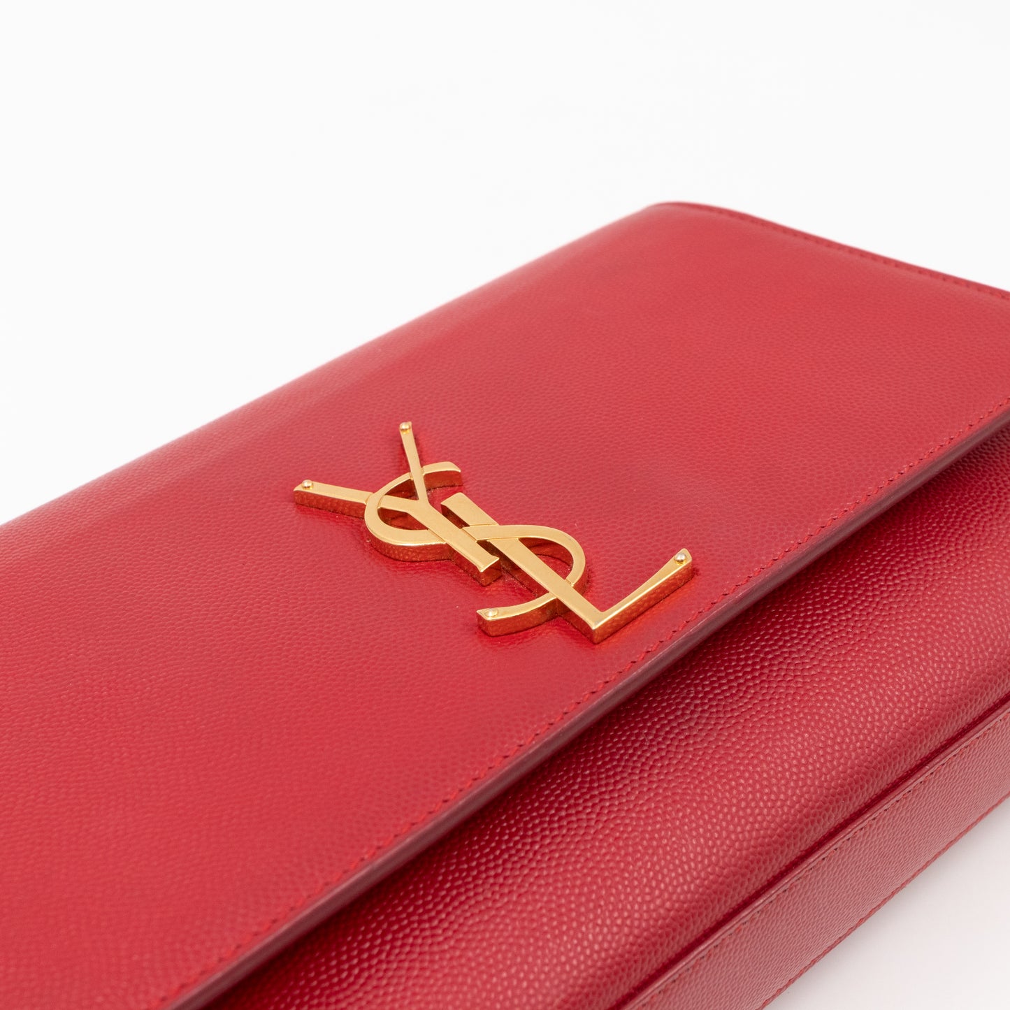 Kate Medium Red Grained Leather