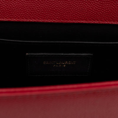 Kate Medium Red Grained Leather