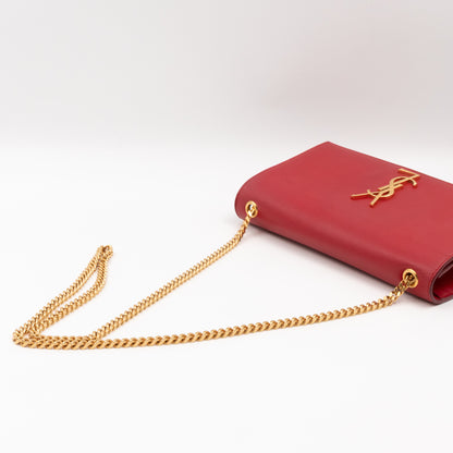 Kate Medium Red Grained Leather