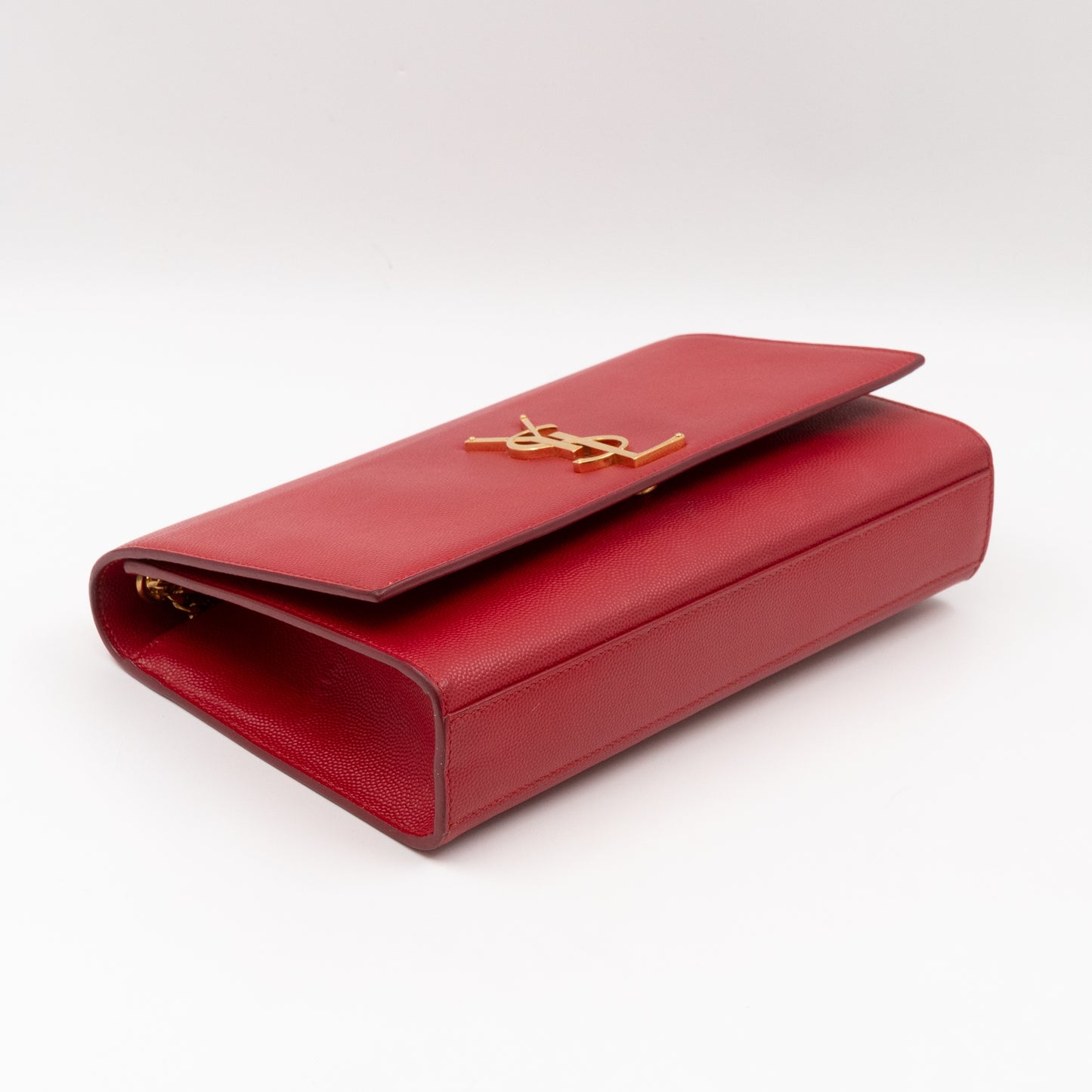 Kate Medium Red Grained Leather