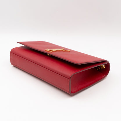 Kate Medium Red Grained Leather