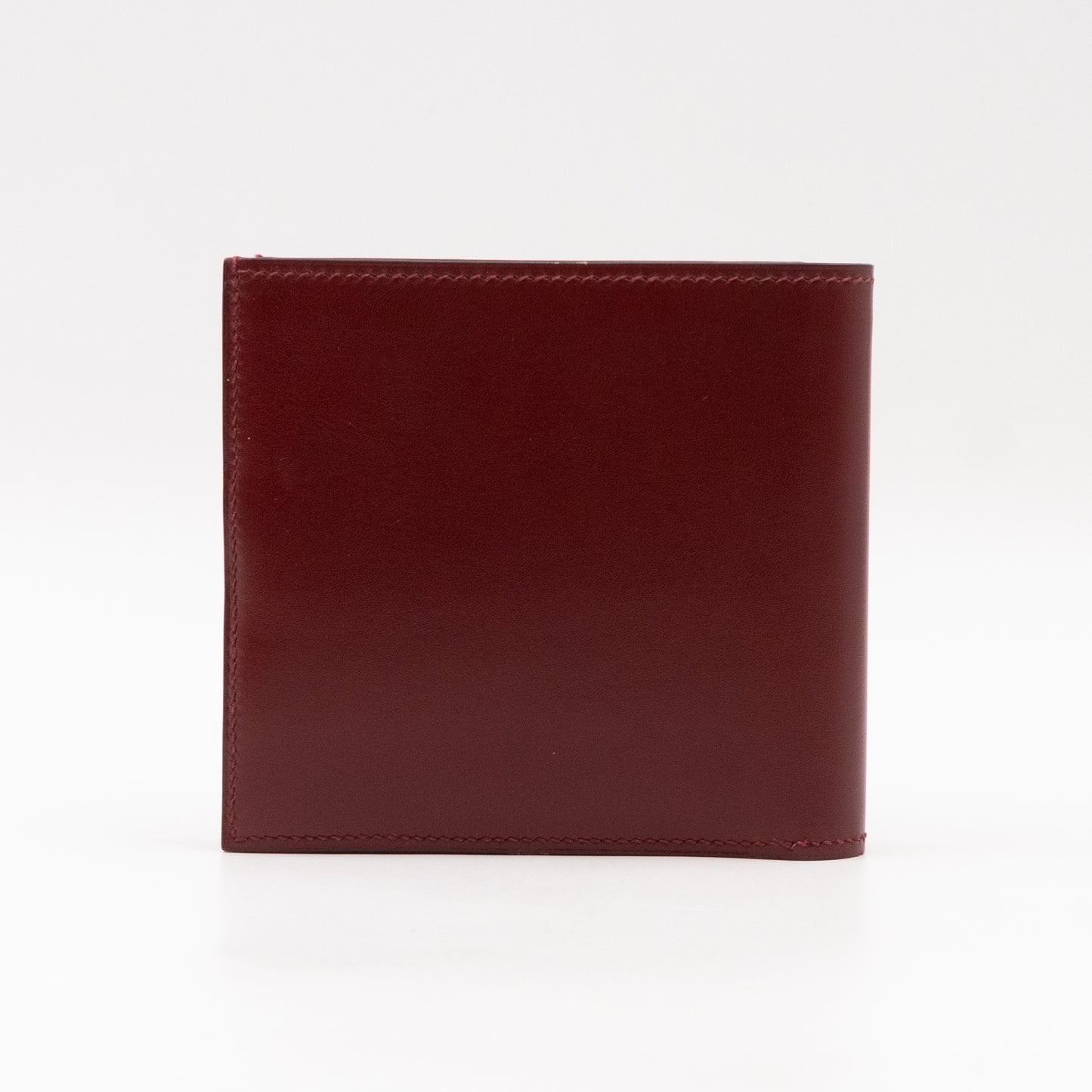 MC2 Bi-Fold Wallet Burgundy Leather