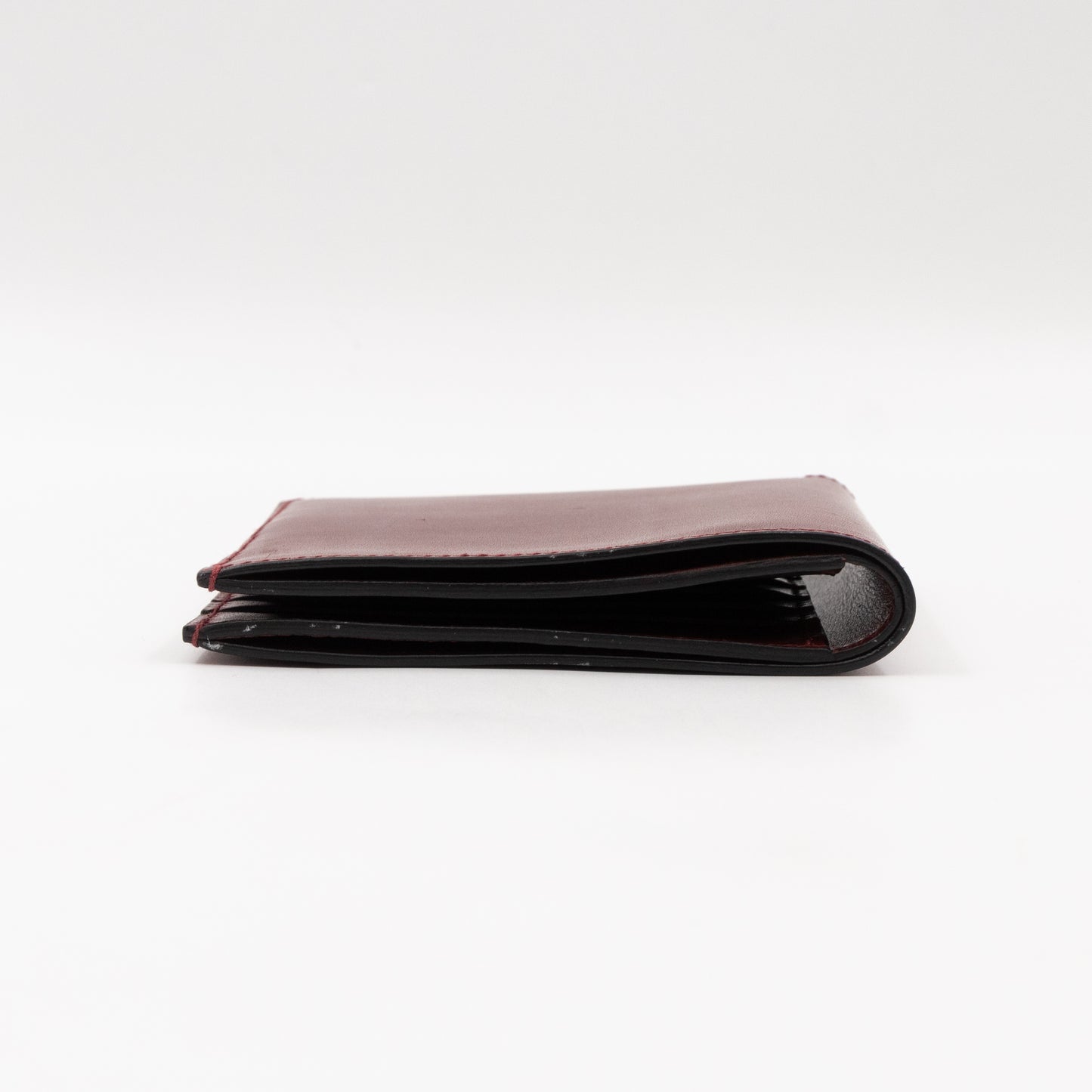 MC2 Bi-Fold Wallet Burgundy Leather