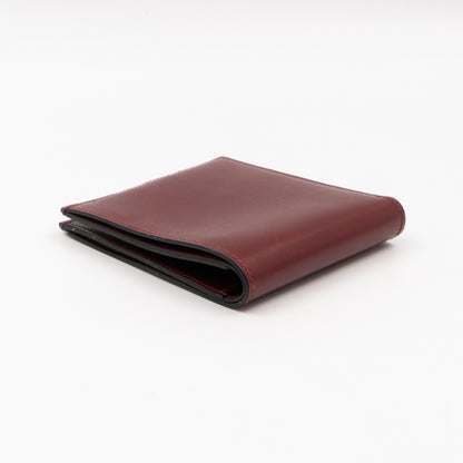 MC2 Bi-Fold Wallet Burgundy Leather