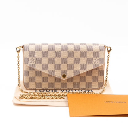 Pochette Felicie Damier Azur