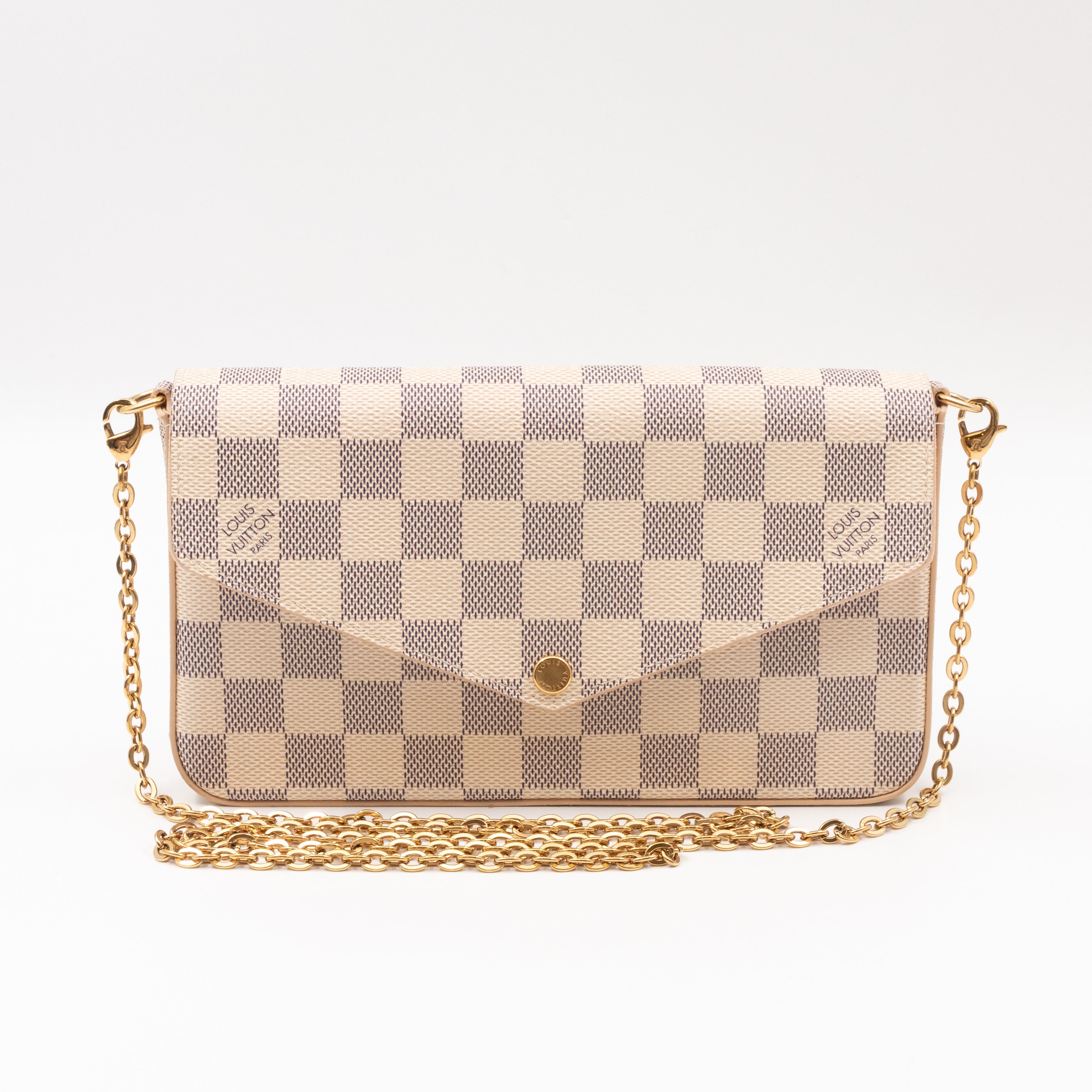 Pochette Felicie Damier Azur