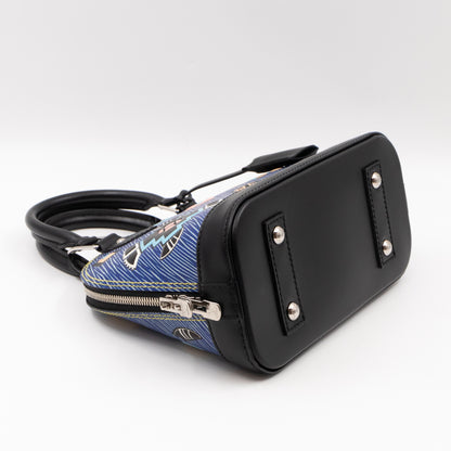 Alma BB Blue Azteque Epi Leather