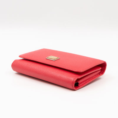 Sicily Von Belt Bag with Crystal Chain Pink Leather