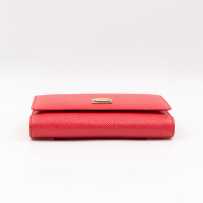 Sicily Von Belt Bag with Crystal Chain Pink Leather