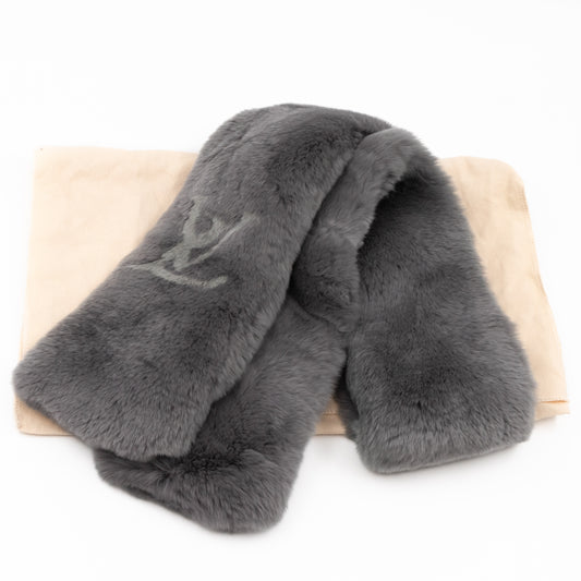 Rex Rabbit Grey Scarf Muffler