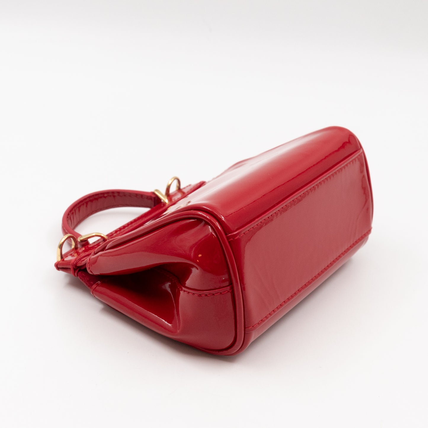 Micro Sicily Red Patent Leather