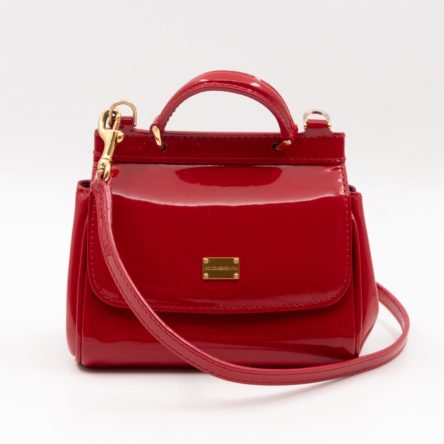 Micro Sicily Red Patent Leather