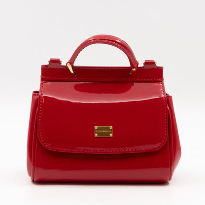 Micro Sicily Red Patent Leather