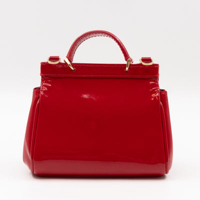 Micro Sicily Red Patent Leather
