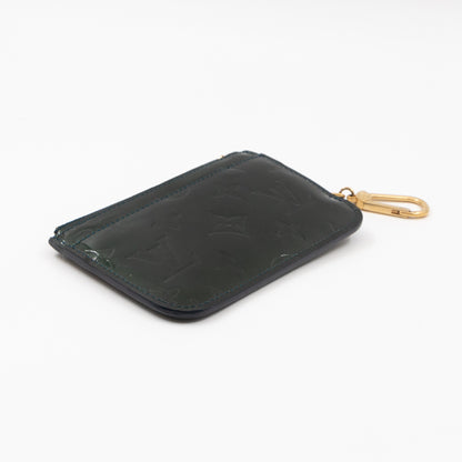 Key Pouch Dark Green Vernis