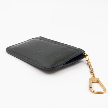 Key Pouch Dark Green Vernis