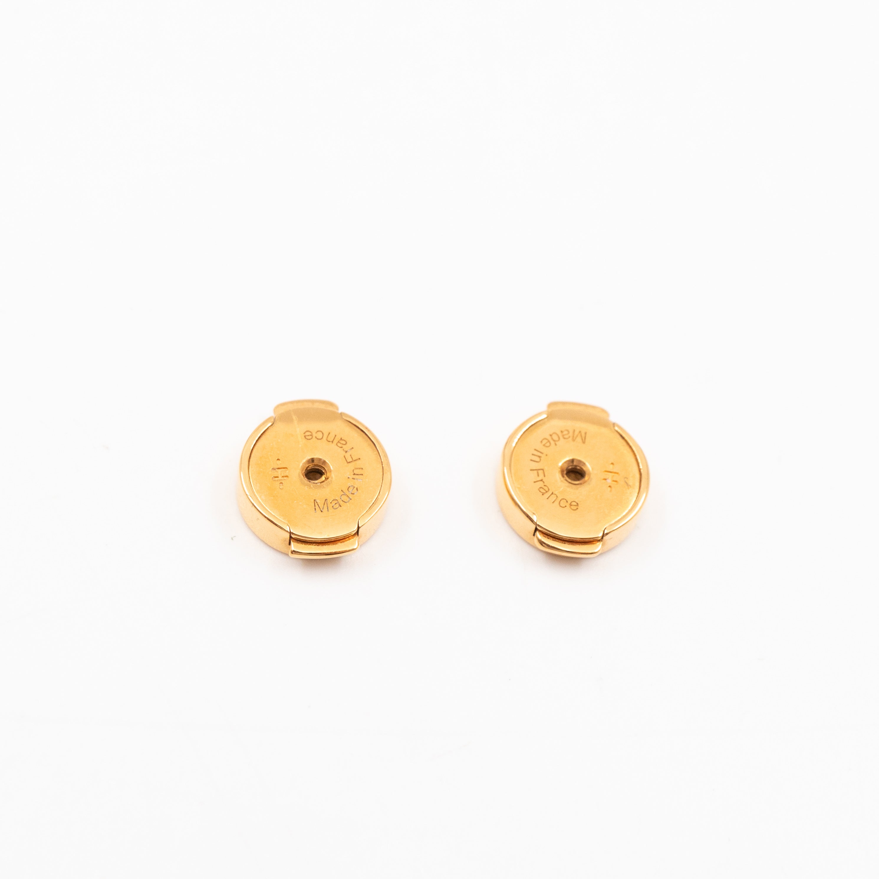Pop H Earrings Red & Gold
