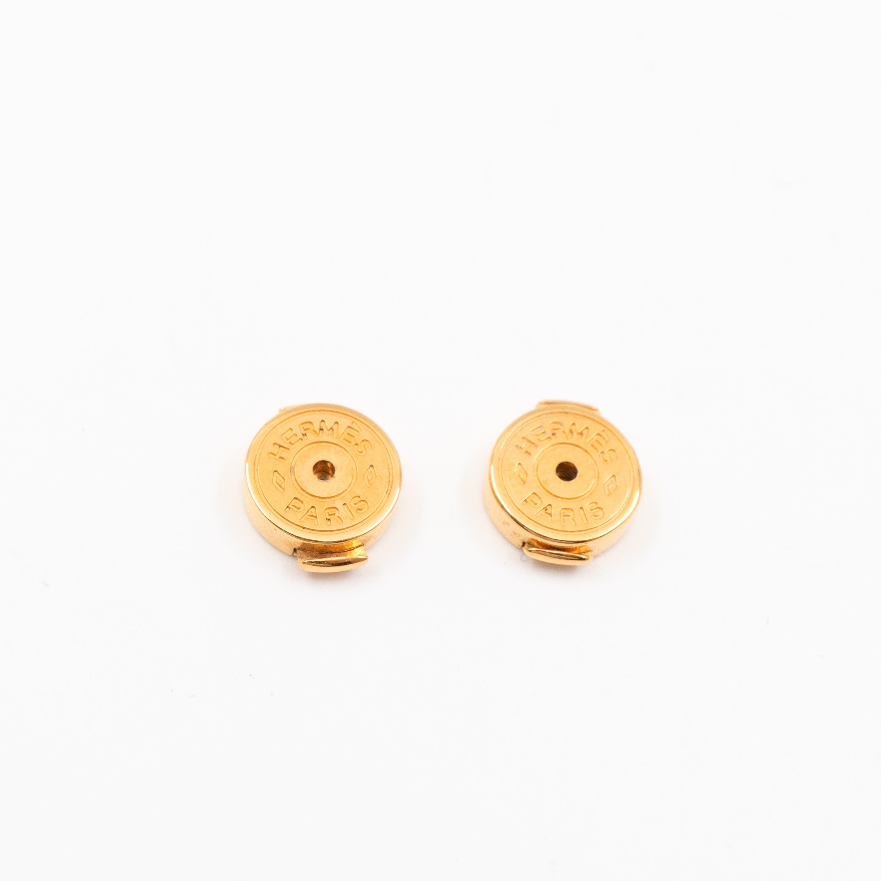 Pop H Earrings Red & Gold