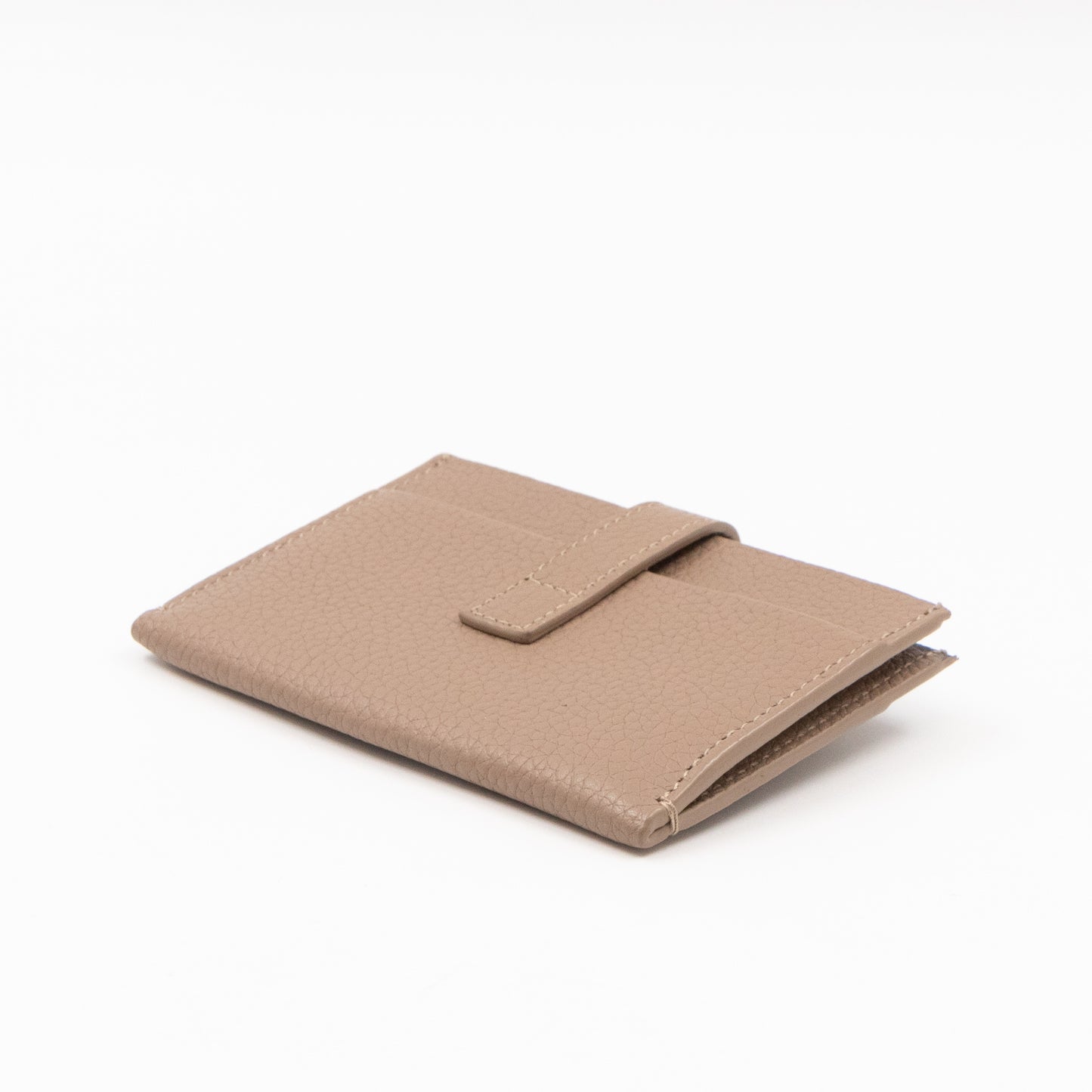 Sac de Jour Card Holder Beige Leather