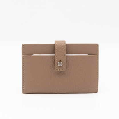 Sac de Jour Card Holder Beige Leather