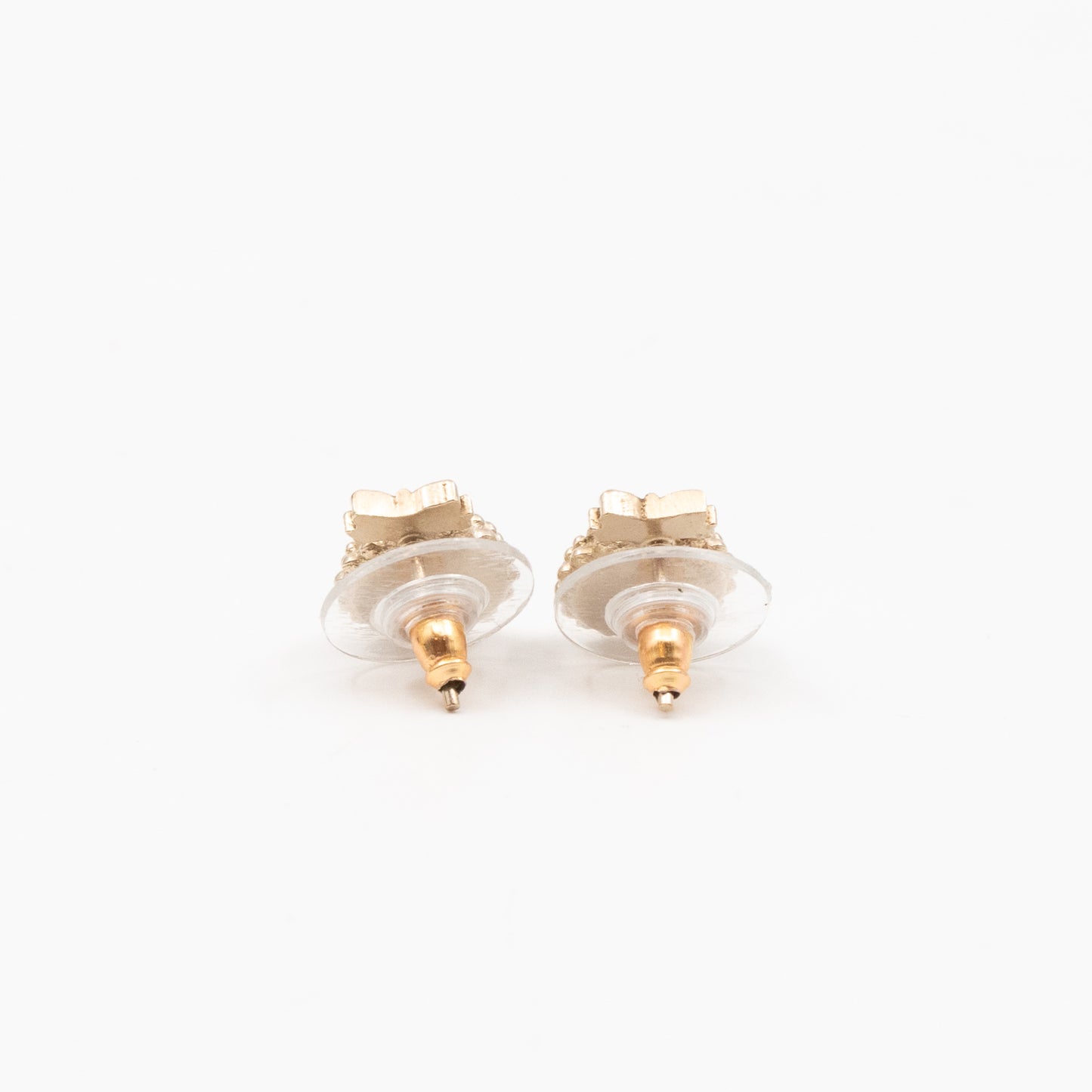 CC Bow Earrings Gold